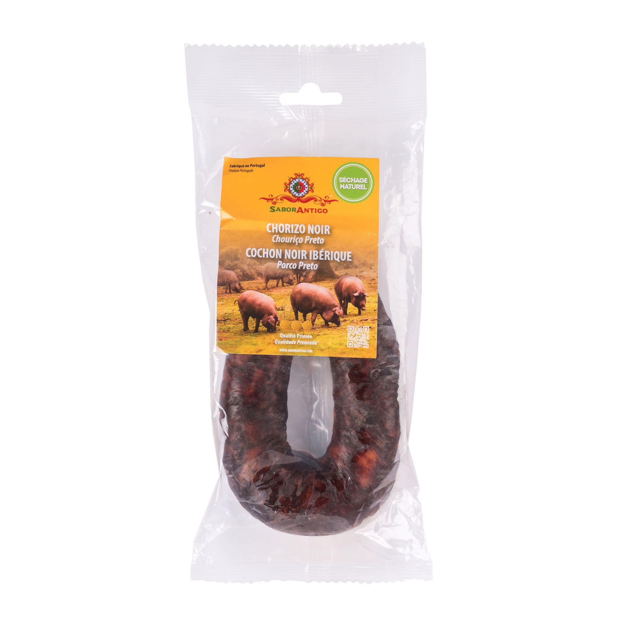 SABOR ANTIGO Chorizo noir de porc noir ibérique 170g