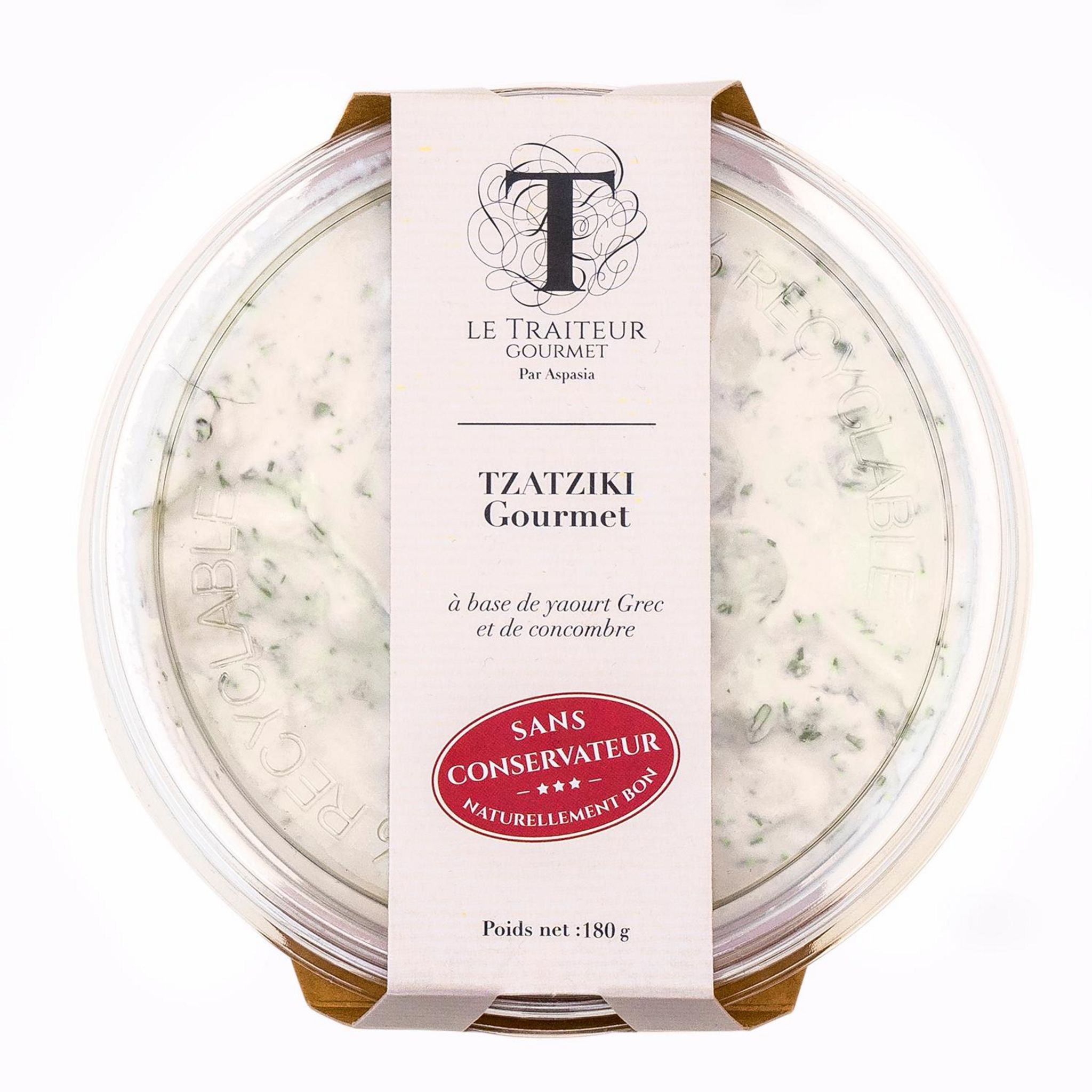 Voir la diapositive 2 : LE TRAITEUR GOURMET Tzatziki 180g