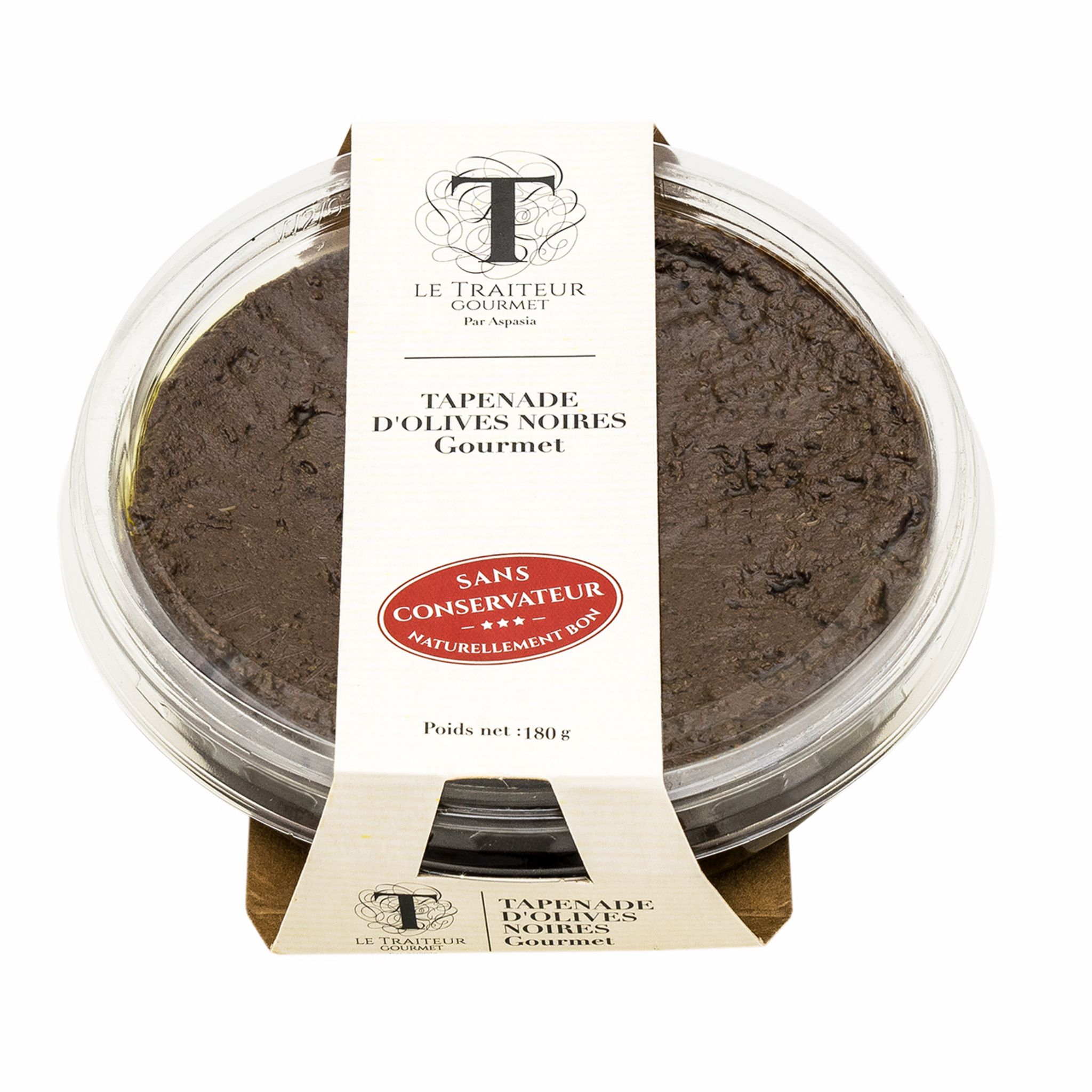 LE TRAITEUR GOURMET Tapenade d'olives noires 180g