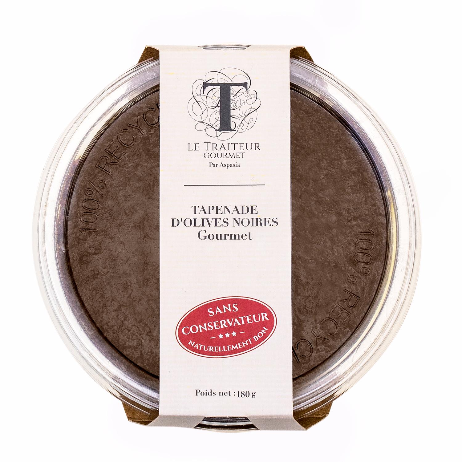 Voir la diapositive 2 : LE TRAITEUR GOURMET Tapenade d'olives noires 180g