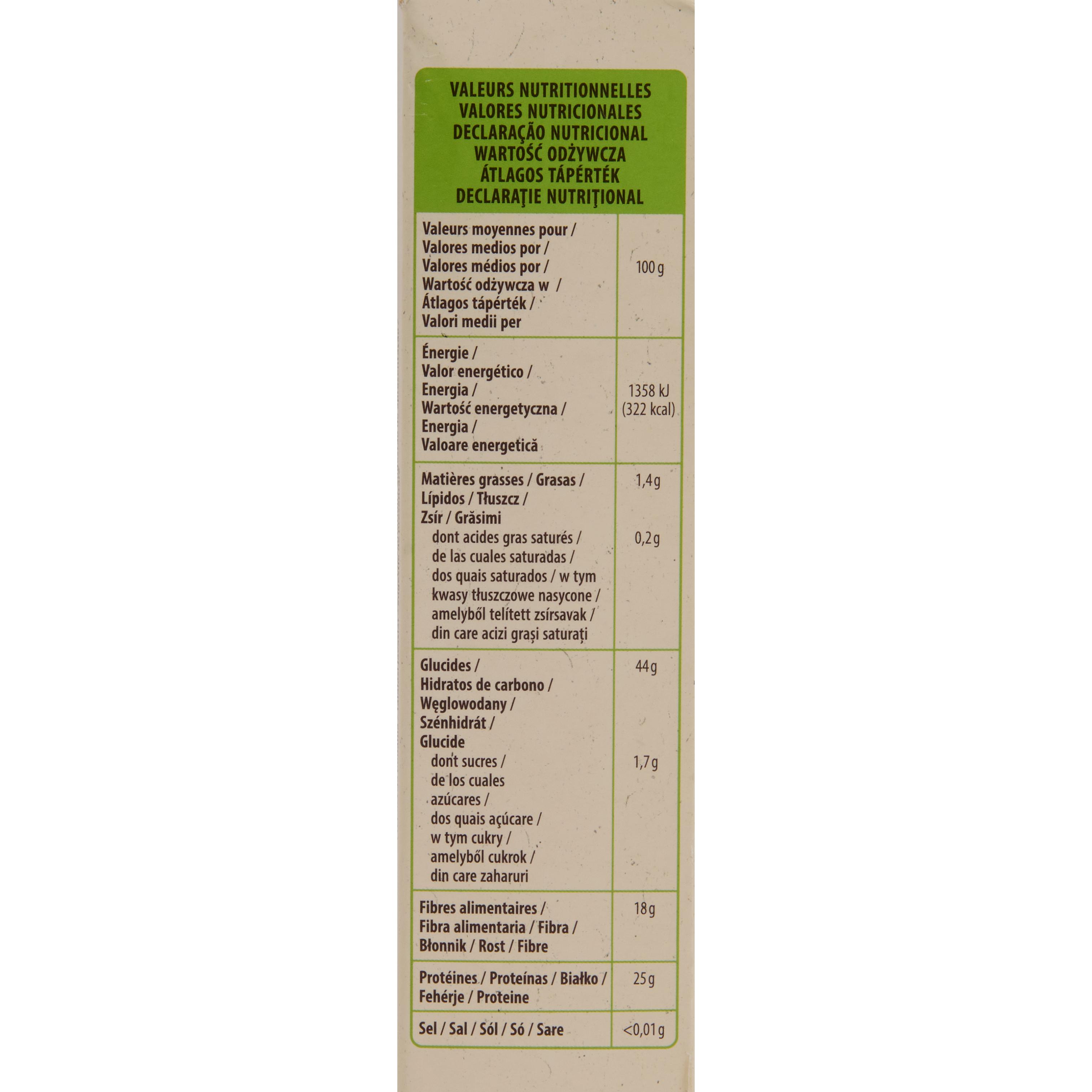 Voir la diapositive 4 : AUCHAN BIO Lentilles vertes origine France 500g