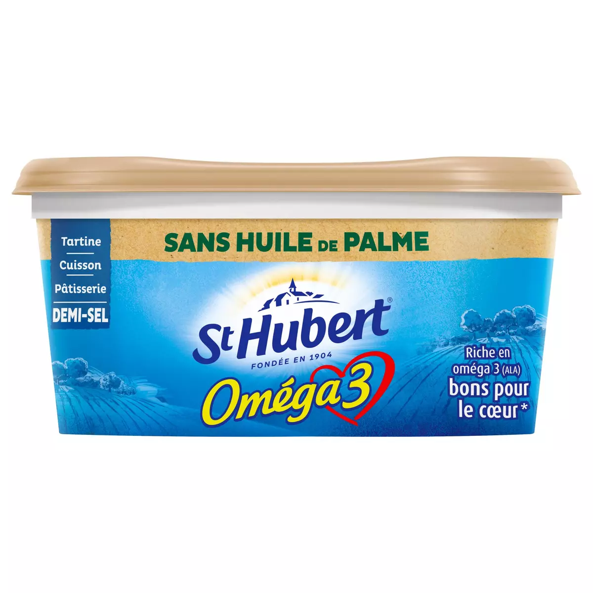 ST HUBERT Margarine oméga 3 demi-sel 500g