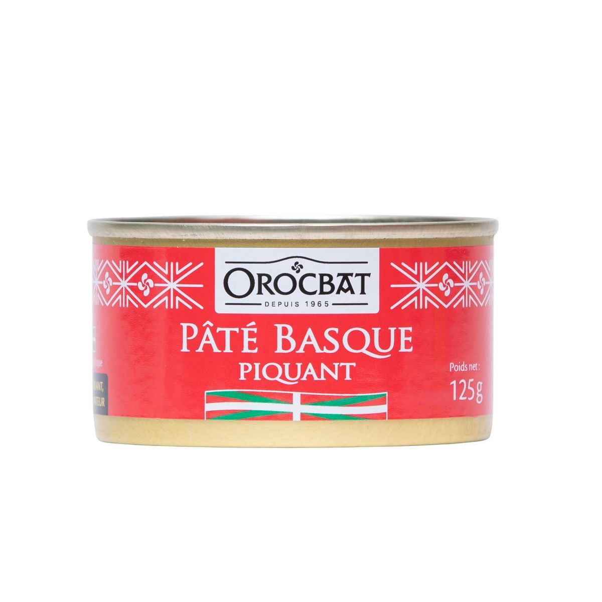 OROCBAT Pâté basque piquant 125g