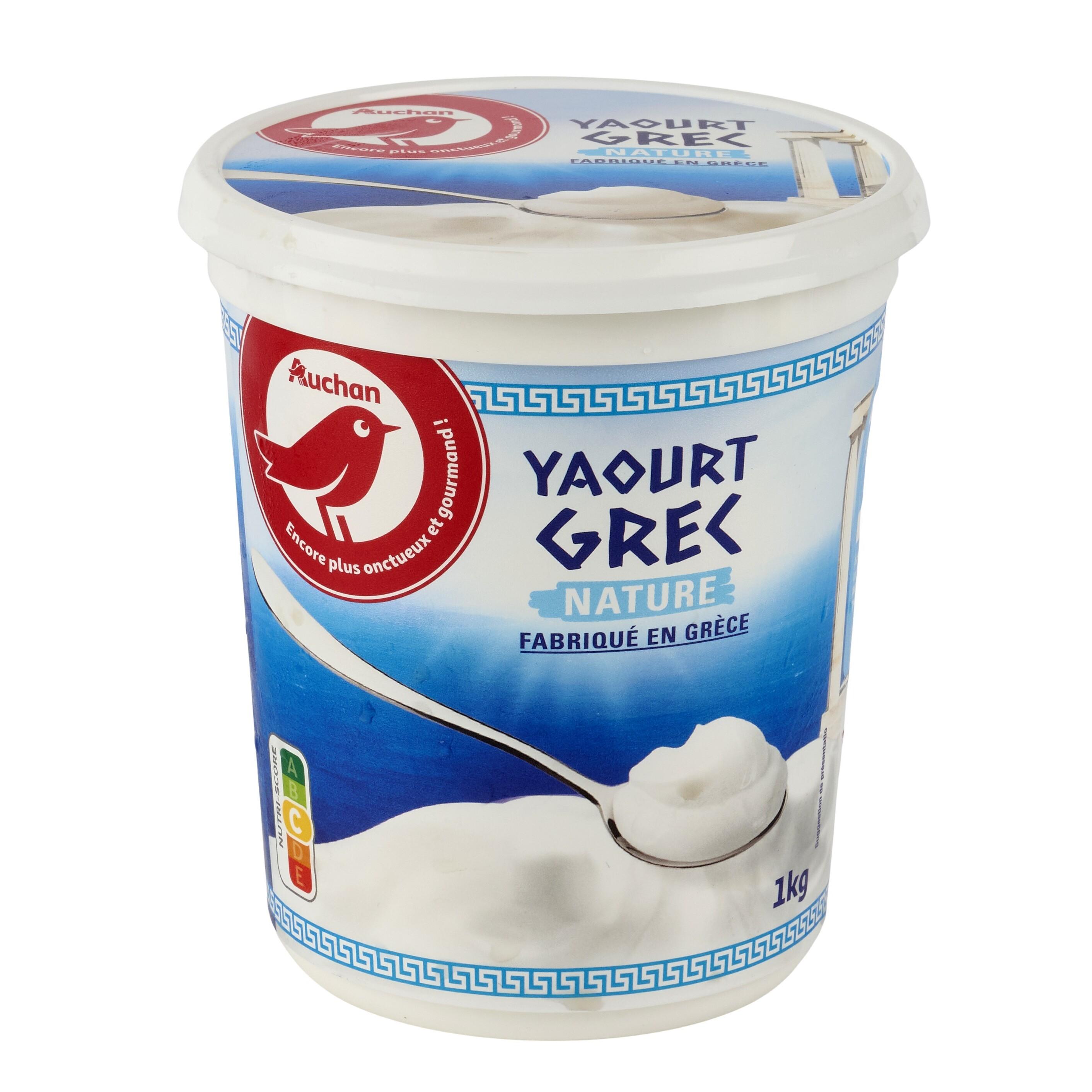 Voir la diapositive 5 : AUCHAN Yaourt grec nature 1kg
