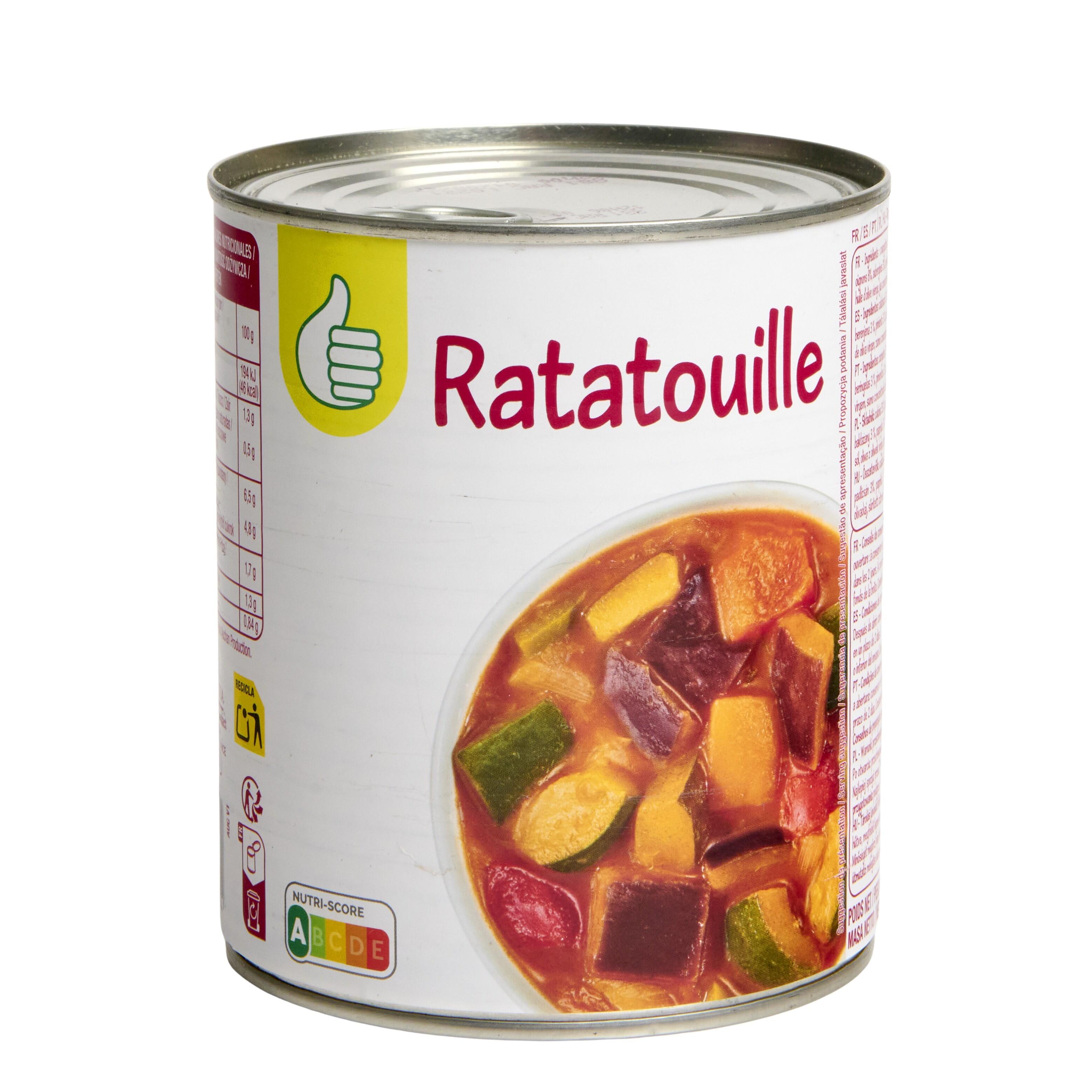 Voir la diapositive 2 : POUCE Ratatouille 750g