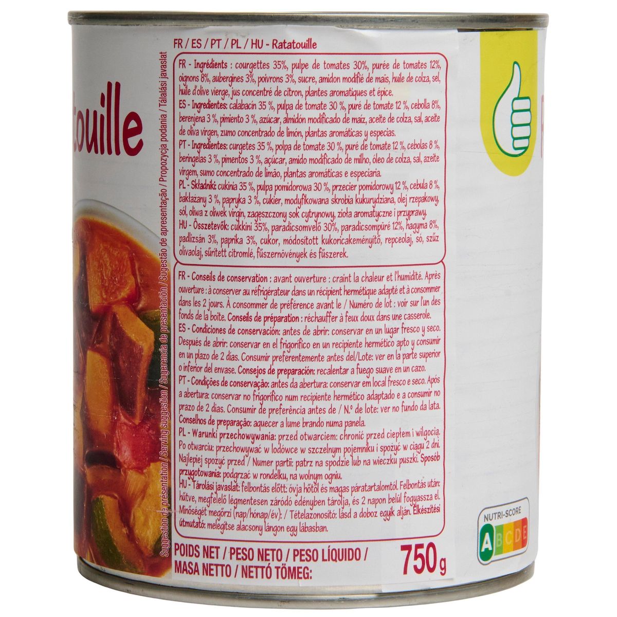 POUCE Ratatouille 750g
