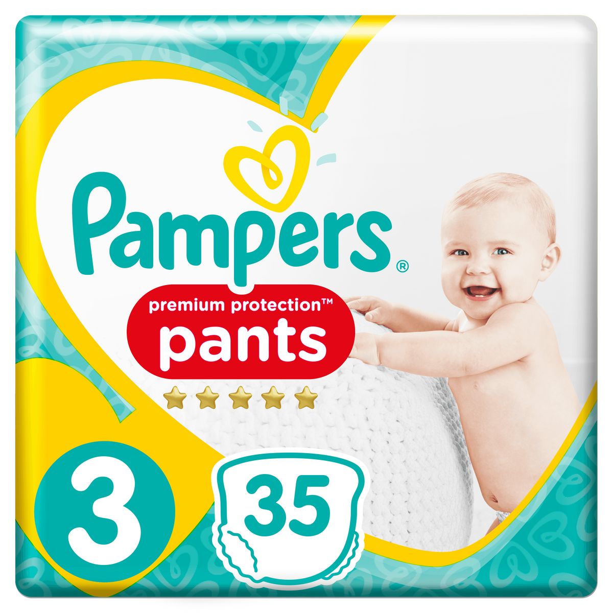 PAMPERS Active fit pants couches culottes taille 3 de 6 à 11kg 35 couches