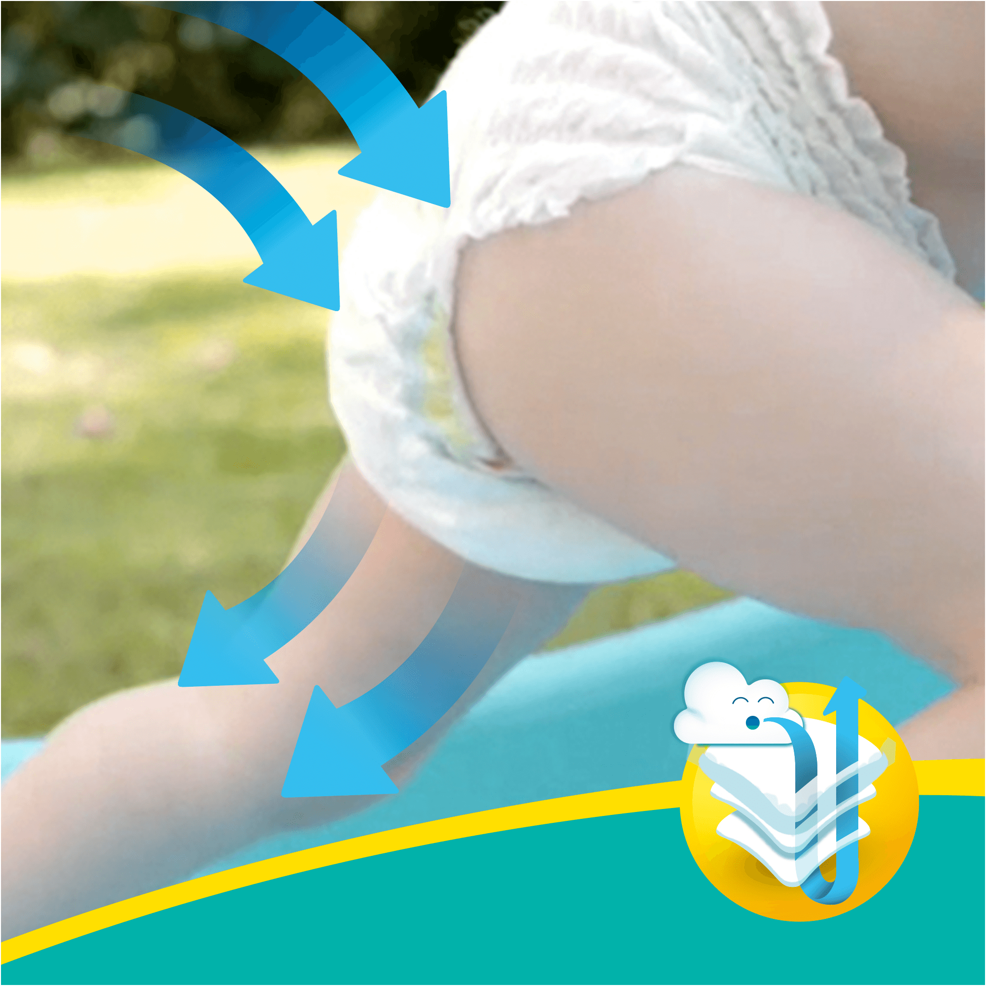 Voir la diapositive 6 : PAMPERS Active fit pants couches culottes taille 3 de 6 à 11kg 35 couches
