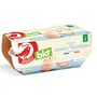 Voir la diapositive 2 : AUCHAN BABY BIO Pot dessert lacté brassé framboise dès 6 mois 4x100g