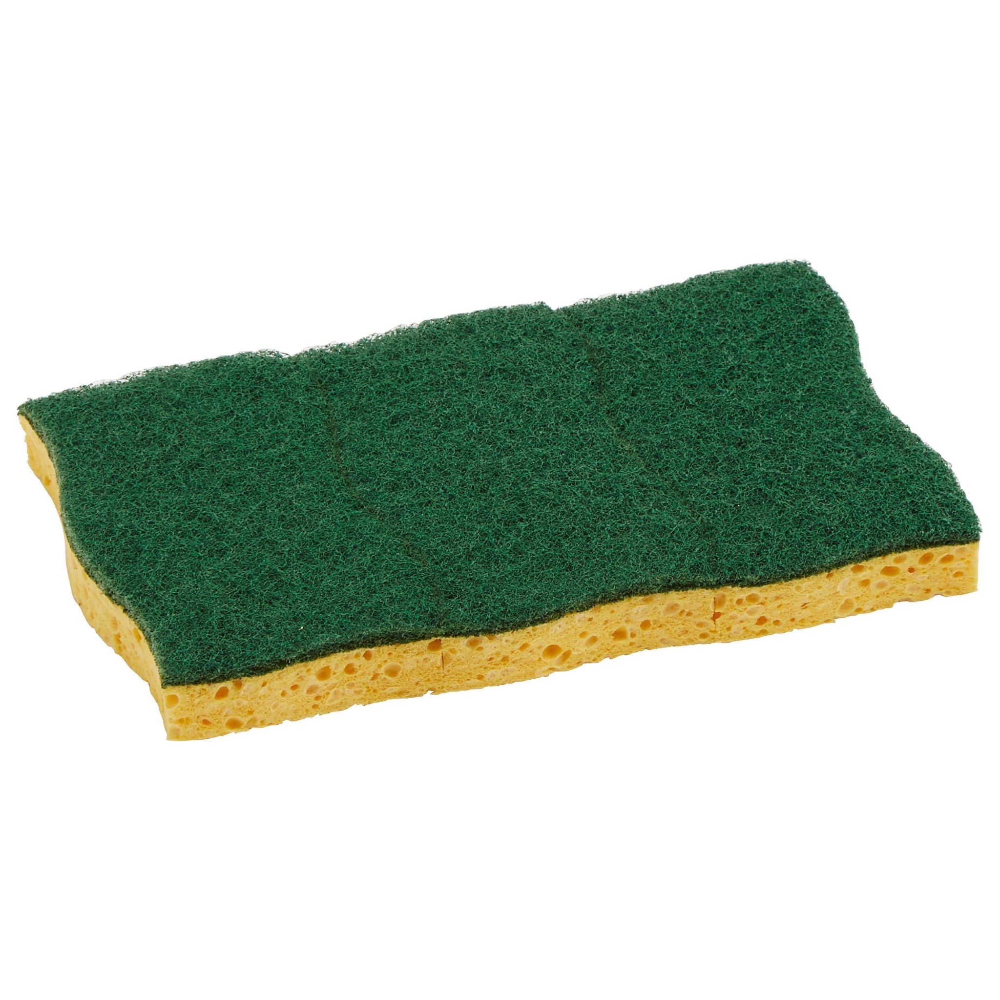 Voir la diapositive 4 : AUCHAN Éponges grattantes multi-usages 3 éponges