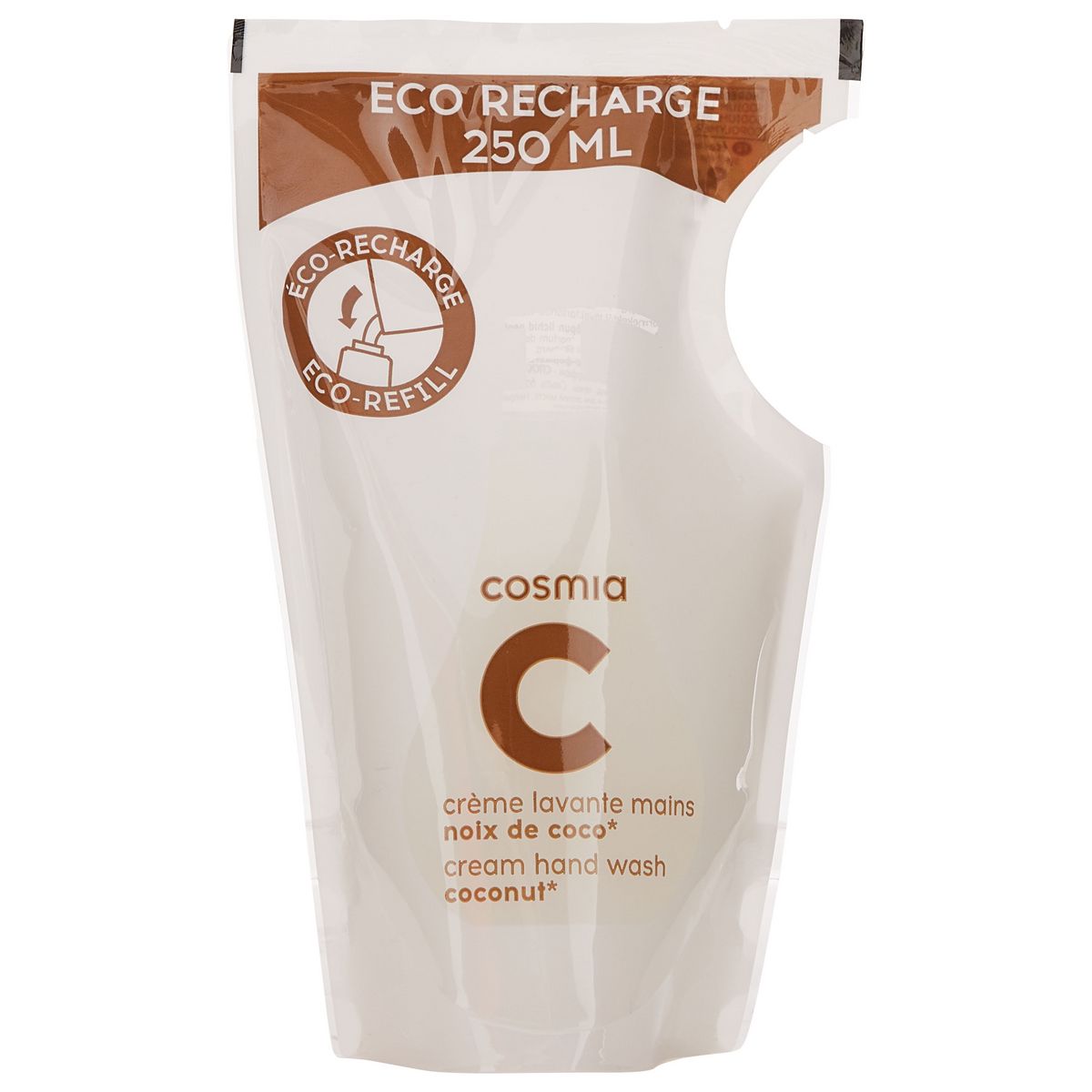 COSMIA Recharge crème lavante pour les mains noix de coco 250ml