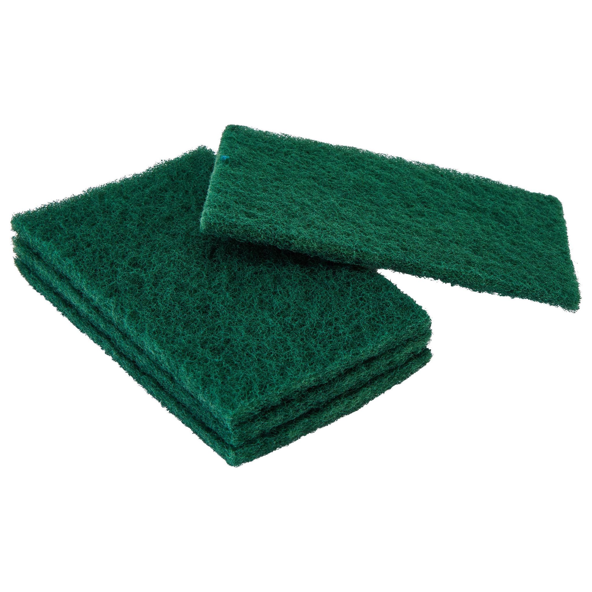 Voir la diapositive 2 : AUCHAN Éponges grattantes multi-usages 4 tampons