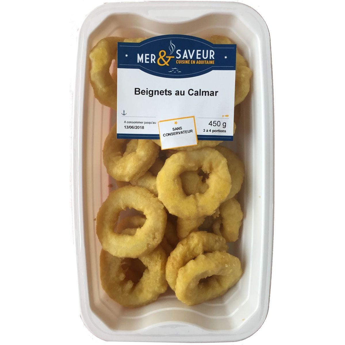 MER&SAVEUR Beignets au calmar 450g