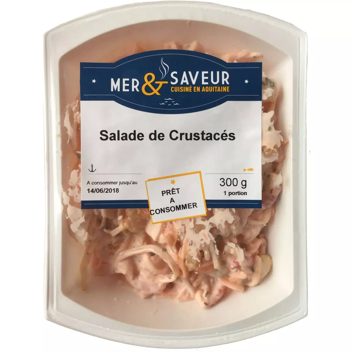 MER&SAVEUR Salade de crustacés 300g