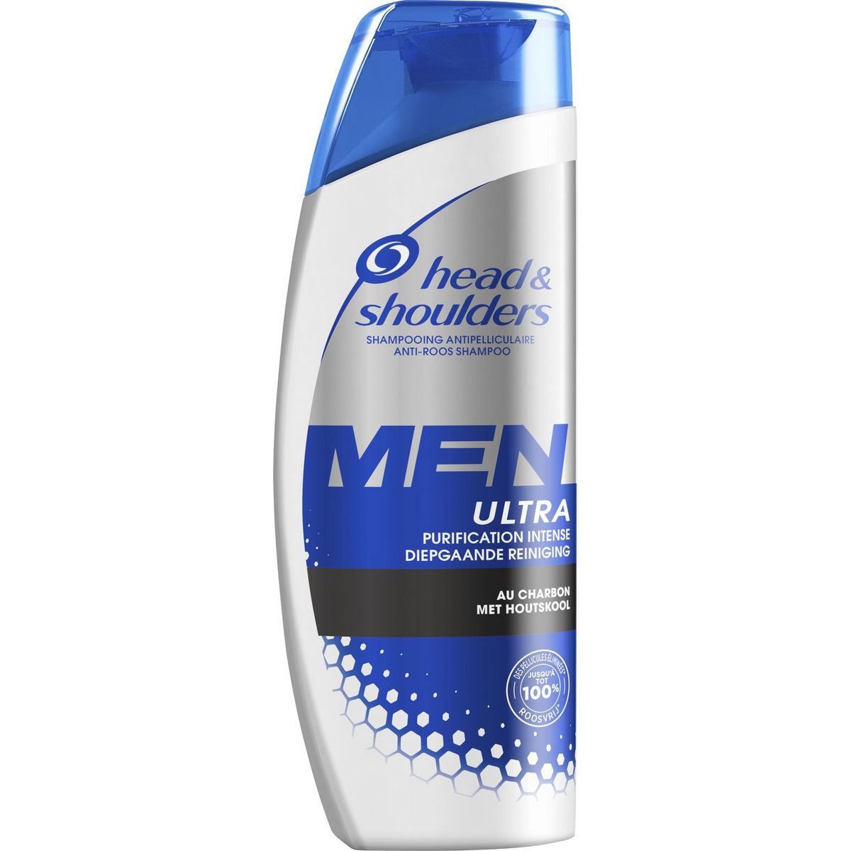 HEAD & SHOULDERS Shampooing homme antipelliculaire au charbon 250ml