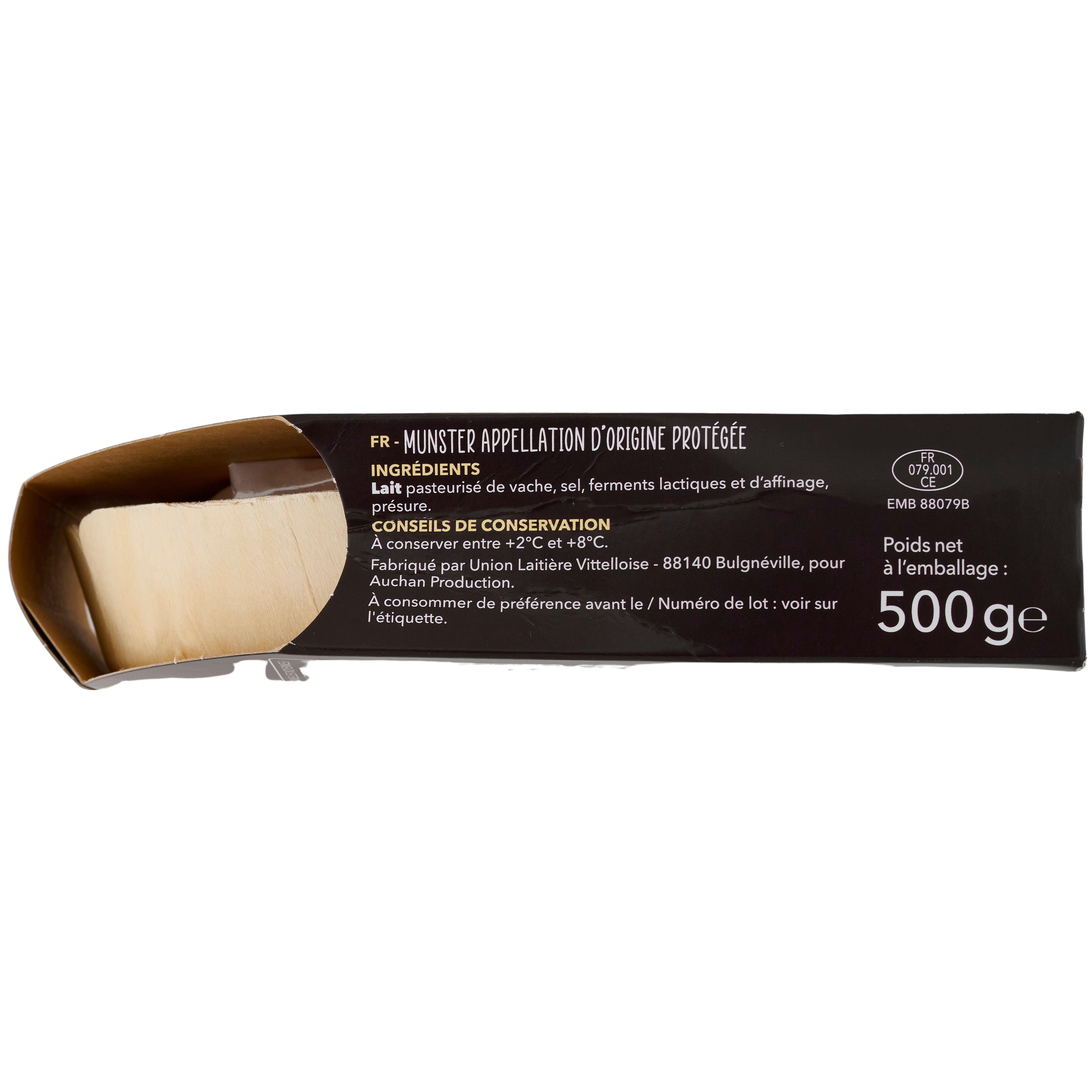 Voir la diapositive 2 : AUCHAN GOURMET Fromage au four 3/4 parts 500g