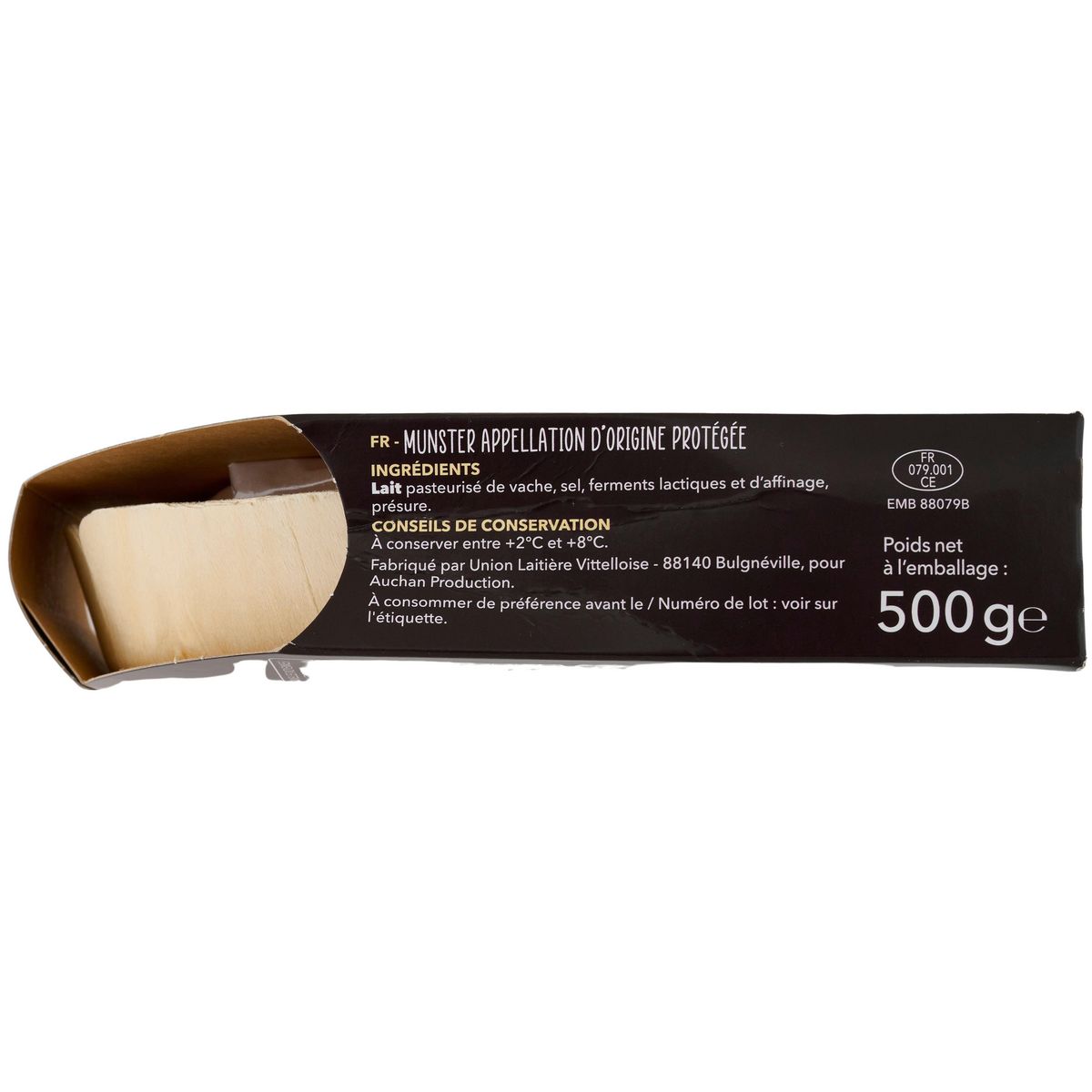 AUCHAN GOURMET Fromage au four 3/4 parts 500g