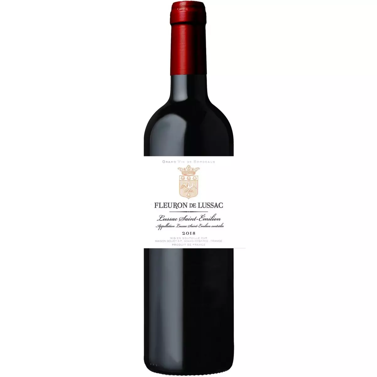 Vin rouge AOP Lussac-Saint-Émilion Fleuron de Lussac 75cl