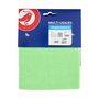 Voir la diapositive 2 : AUCHAN Lavette microfibre tissage bouclé multi-usages 30x30cm x1