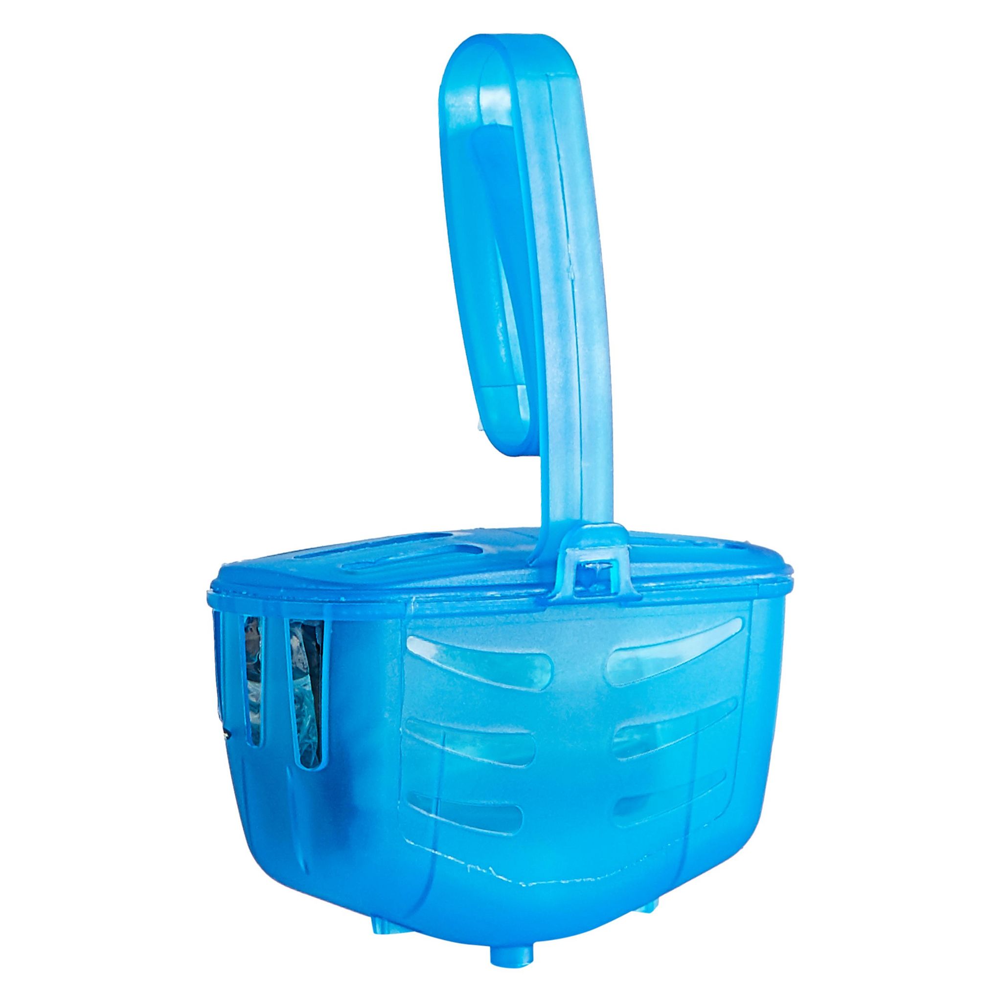 Voir la diapositive 4 : AUCHAN Blocs Wc Fresh nettoie et parfume eau bleue 2 blocs