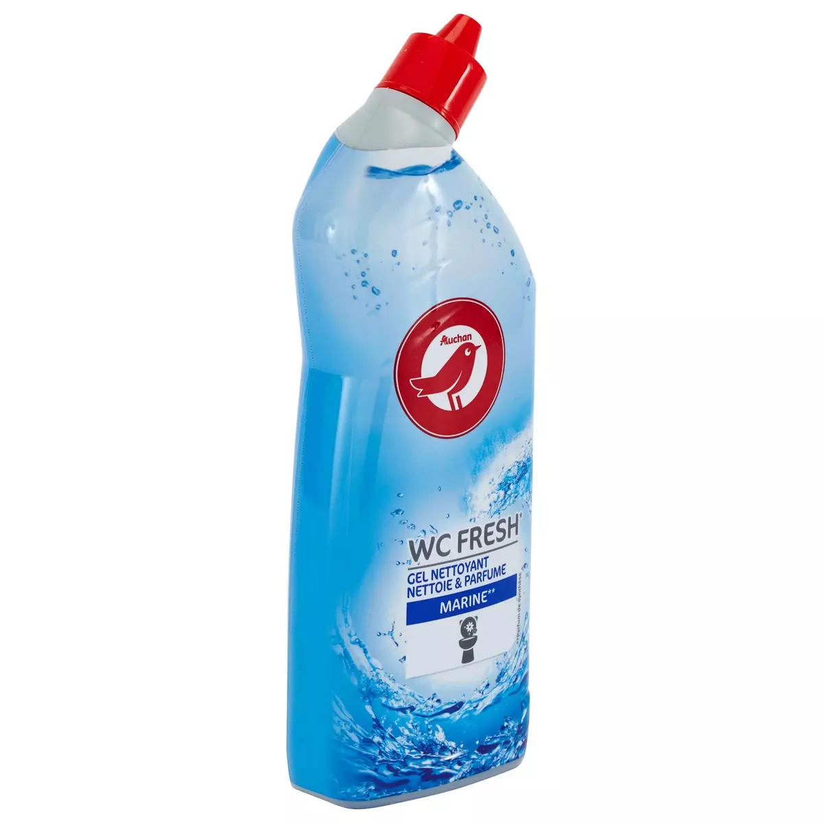 AUCHAN Gel nettoyant WC fraîcheur marine 750ml