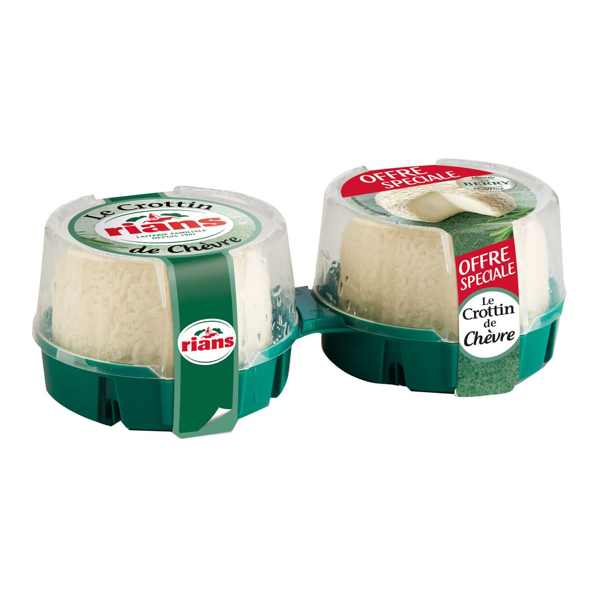 RIANS Crottin de chèvre 2x60g