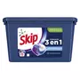 SKIP Lessive capsules écodoses 3 en 1 active clean 15 capsules