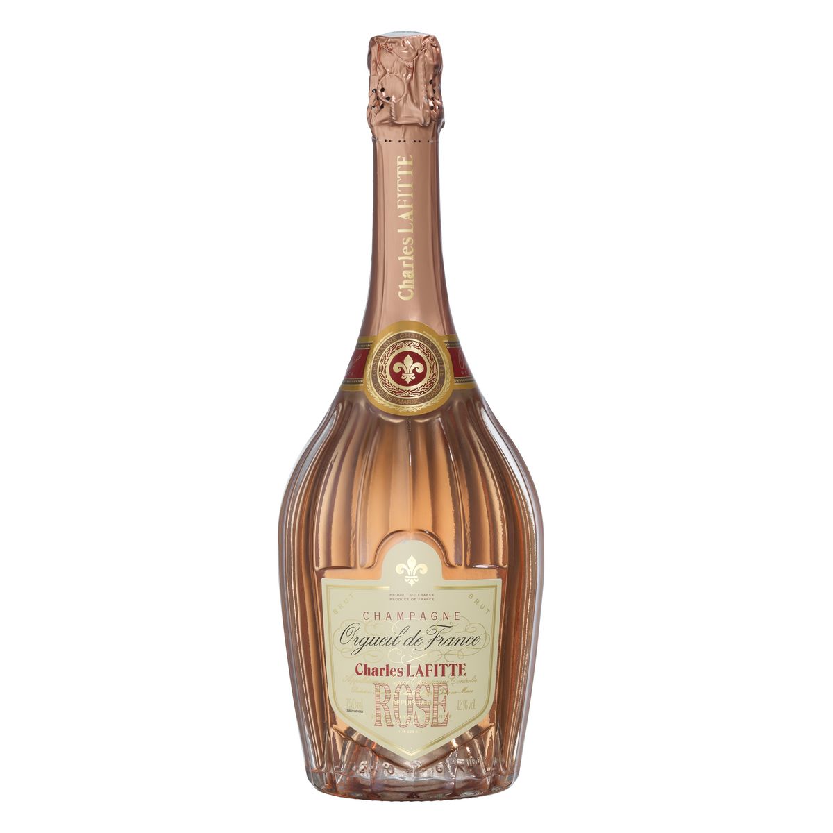CHARLES LAFITTE AOP Champagne Orgueil de France grande réserve rosé 75cl