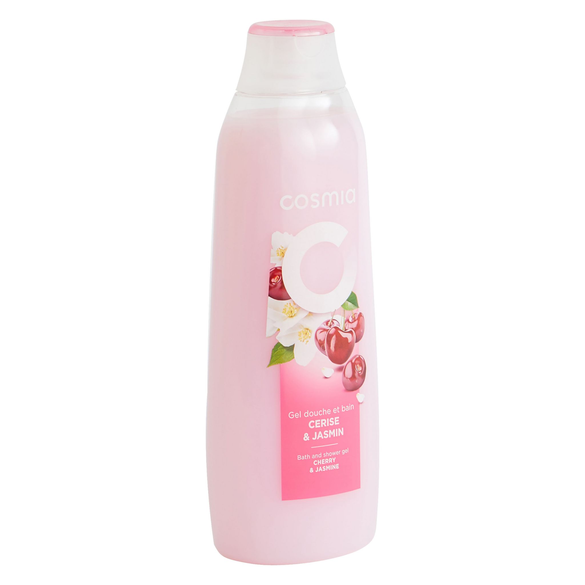 COSMIA Gel douche et bain cerise & jasmin 750ml