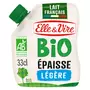 ELLE & VIRE Crème épaisse légère bio 33cl