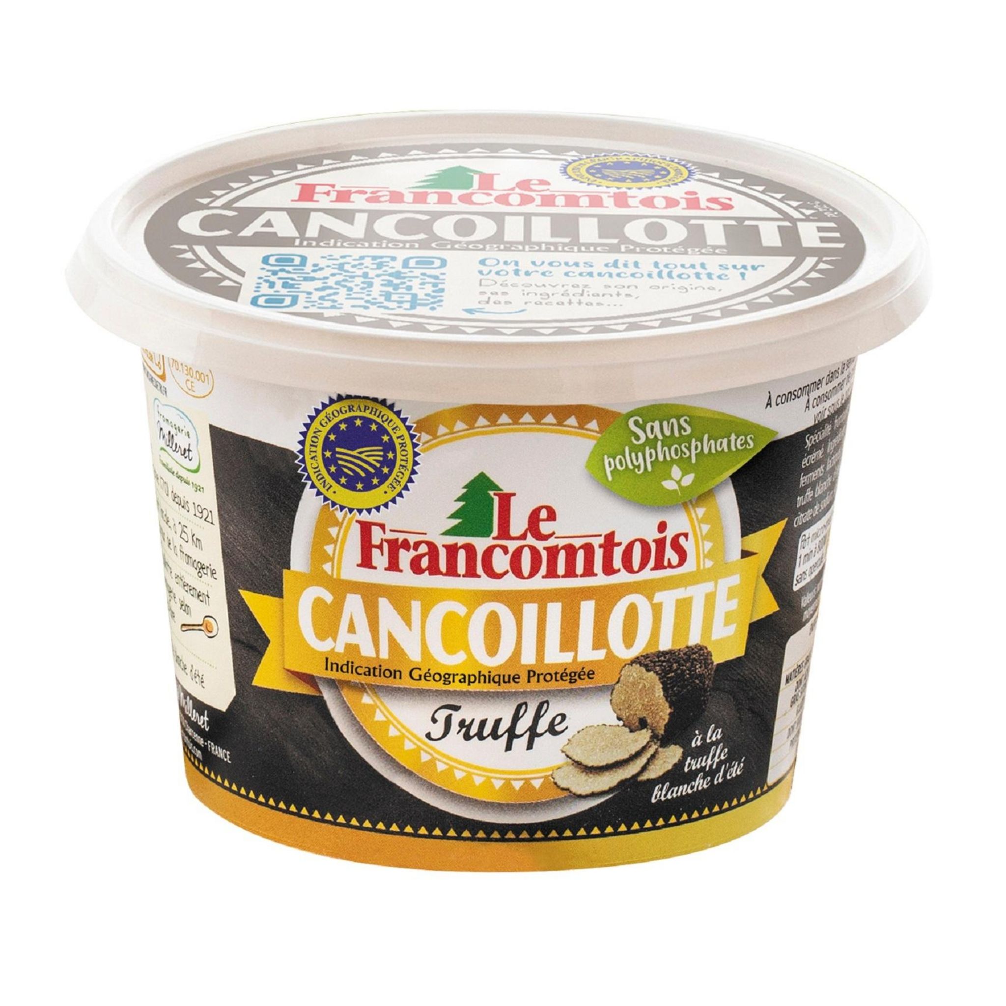 LE FRANCOMTOIS La cancoillotte à la truffe 200g