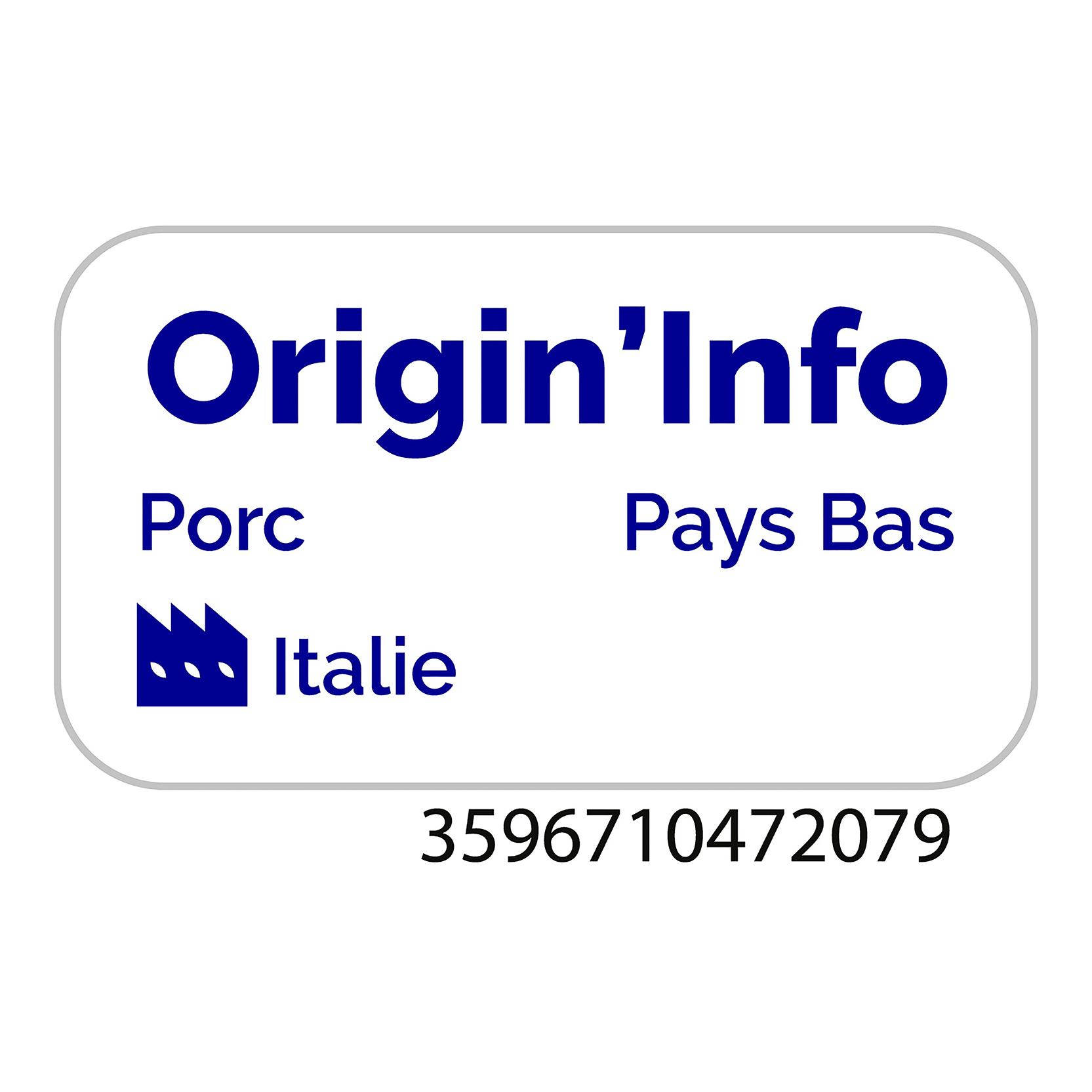 Voir la diapositive 2 : AUCHAN BIO Jambon speck 6 tranches 70g