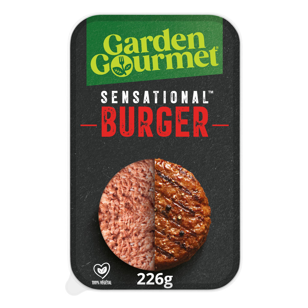GARDEN GOURMET Végétal Sensational Pavé Cru Nature Soja 2 pièces 226 g