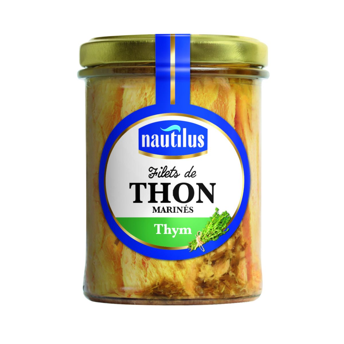 NAUTILUS Filets de thon marinés au thym 135g
