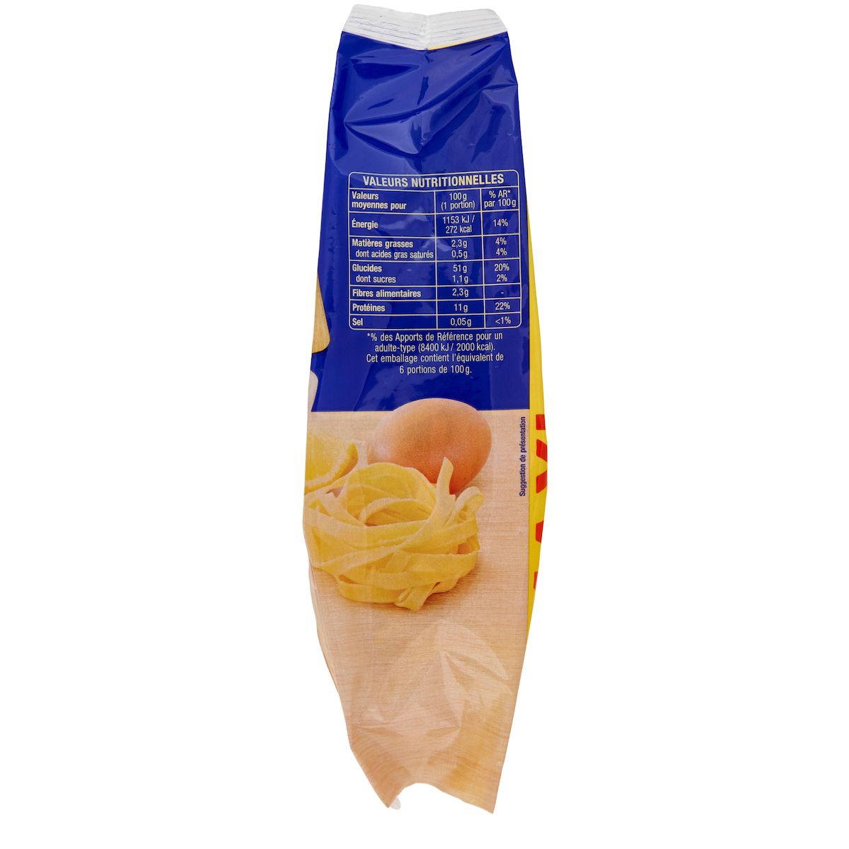 AUCHAN Tagliatelles 6 parts 600g