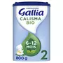 GALLIA Calisma 2 lait 2eme âge bio en poudre de 6 à 12 mois 800g