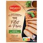 Voir la diapositive 2 : BIGARD Filet de porc moelleux déjà cuit et son jus aux fines herbes 2/3 parts 400g