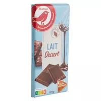 AUCHAN GOURMET Cigarettes gourmandes au chocolat 7 biscuits 125g pas cher 