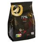 Voir la diapositive 3 : AUCHAN GOURMET Mini tablettes de chocolat noir intense 72% cacao 200g