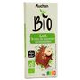 Voir la diapositive 2 : AUCHAN BIO CULTIVONS LE BON Tablette de chocolat au lait éclats de noisettes caramélisées 1 pièce 100g