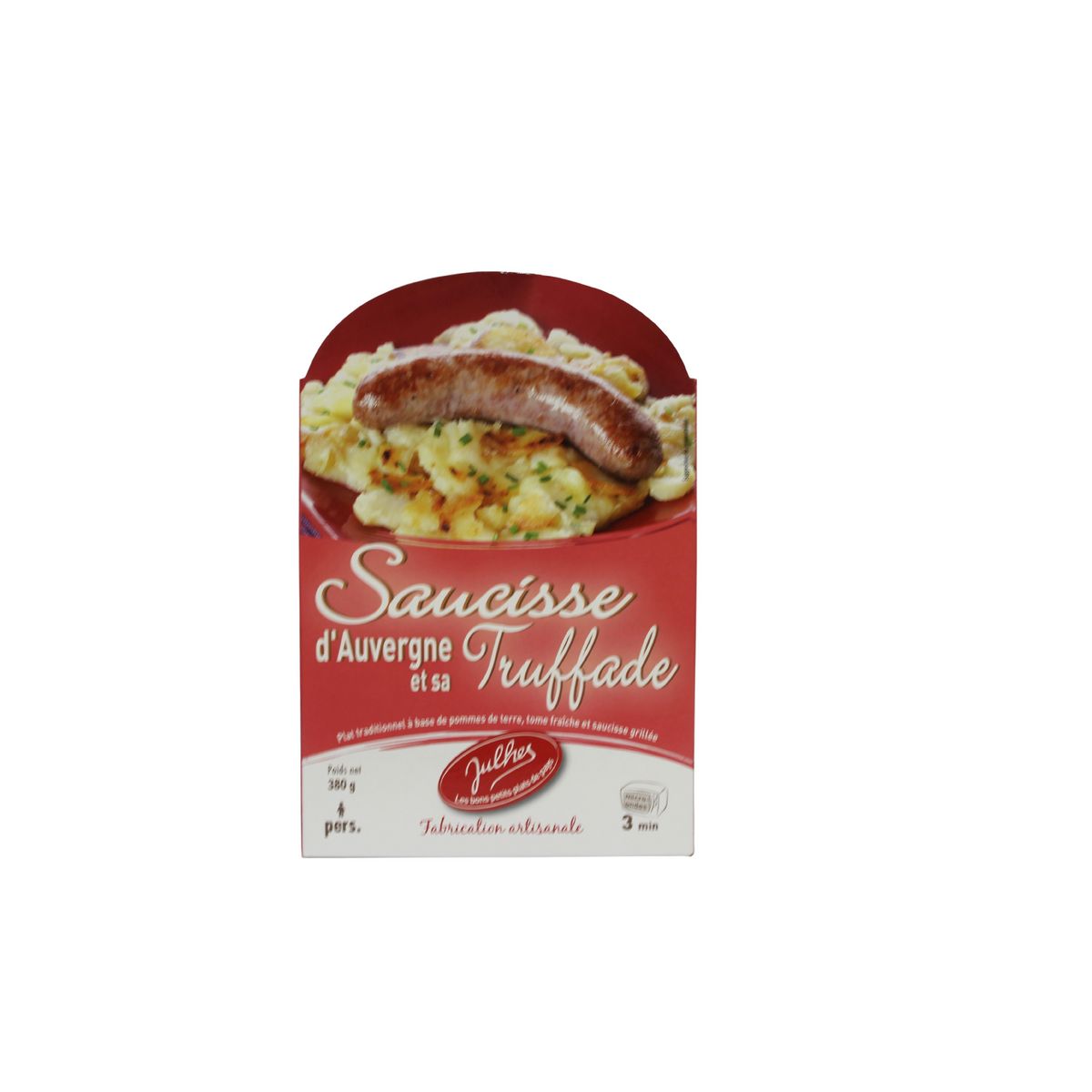 JULHES Saucisse et truffade 1 portion 380g