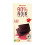 Voir la diapositive 3 : AUCHAN Tablette de chocolat noir absolu dégustation 90% cacao 1 pièce 100g
