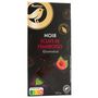 Voir la diapositive 2 : AUCHAN GOURMET Tablette de chocolat noir dégustation 55% cacao et éclats de framboise 1 pièce 100g