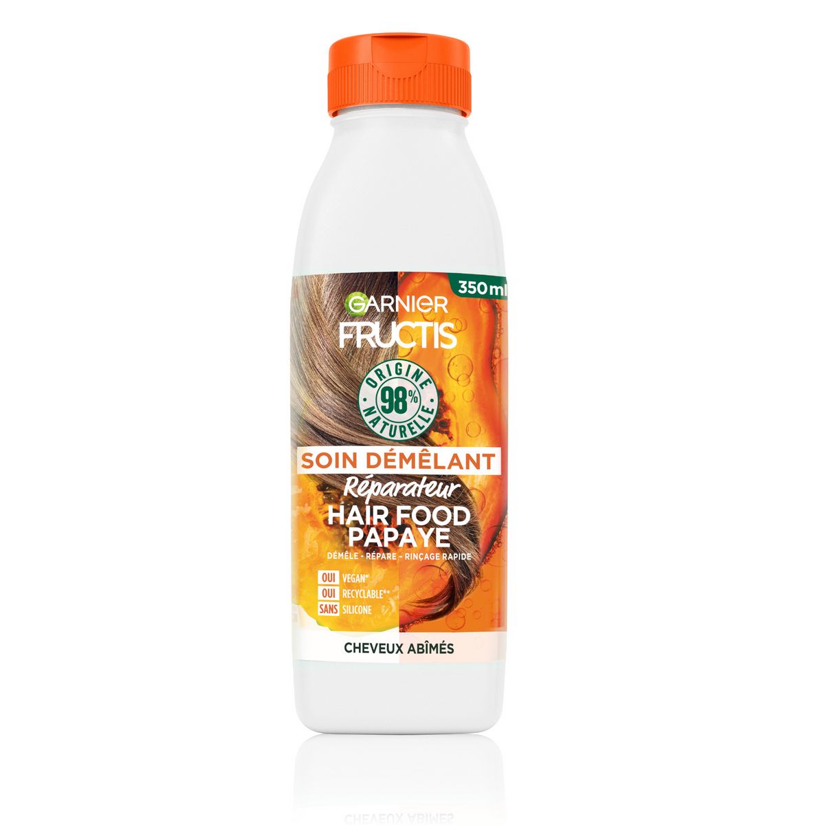 FRUCTIS Hair food papaye soin démêlant réparateur cheveux abîmés 350ml