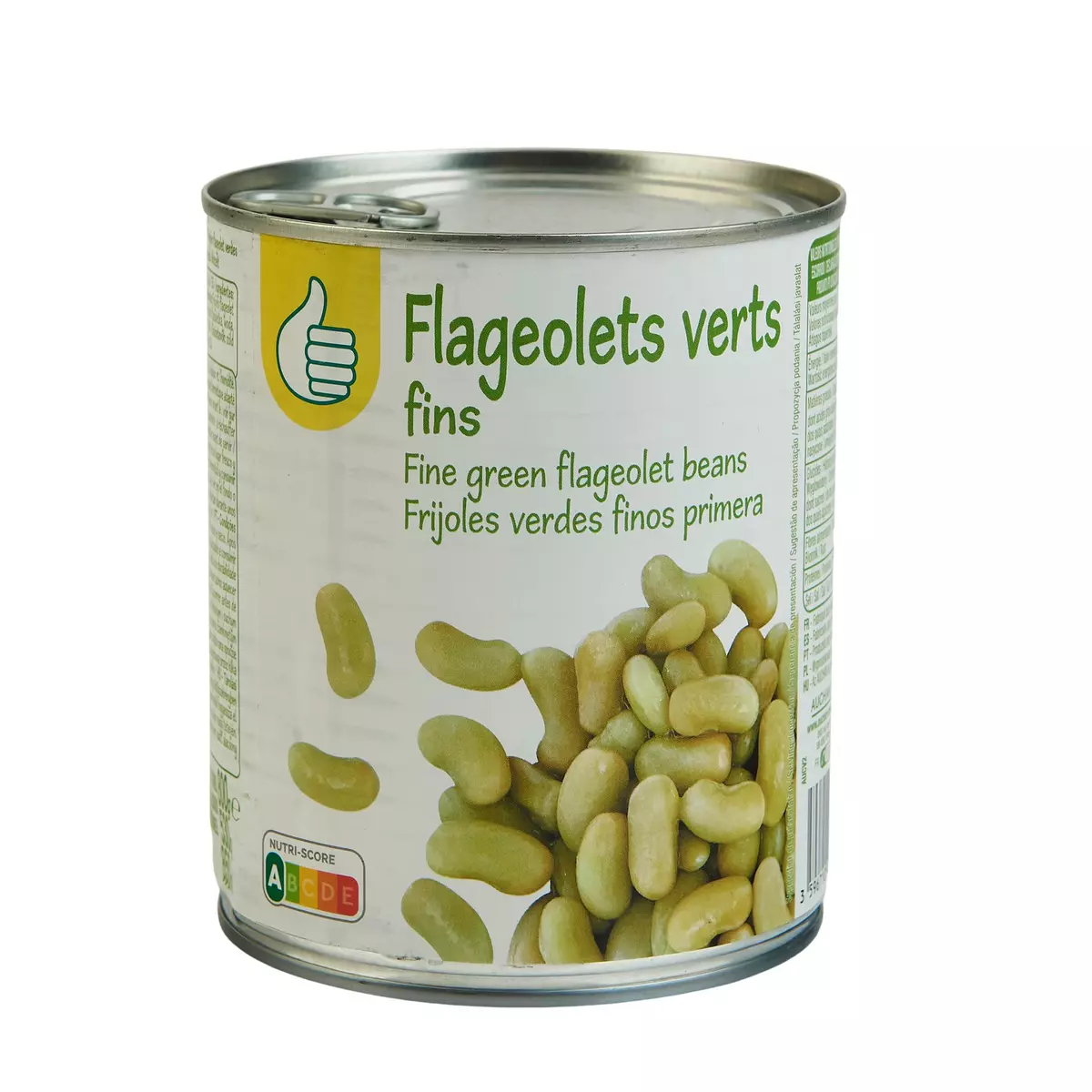 POUCE Flageolets verts fins  530g