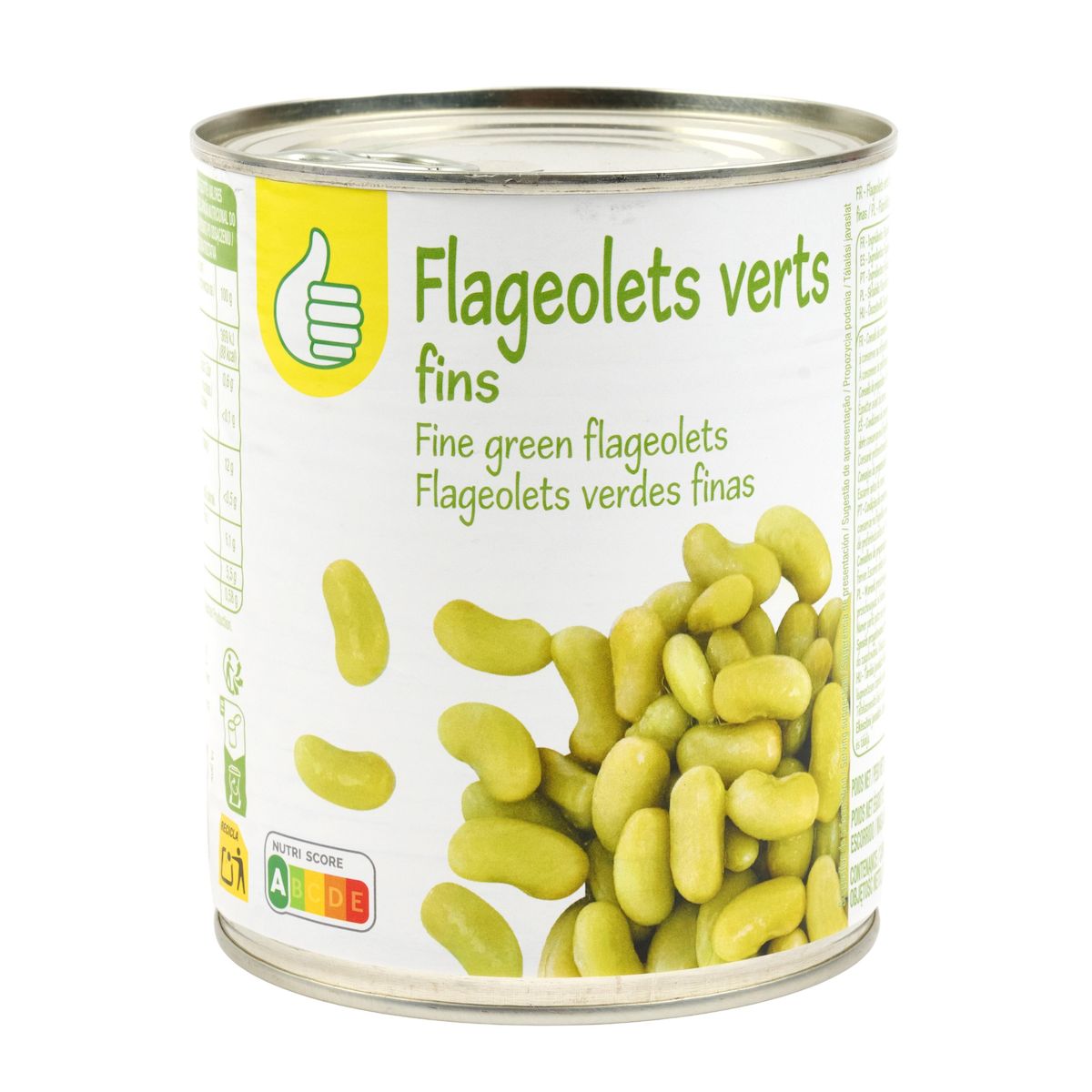 POUCE Flageolets verts fins 530g