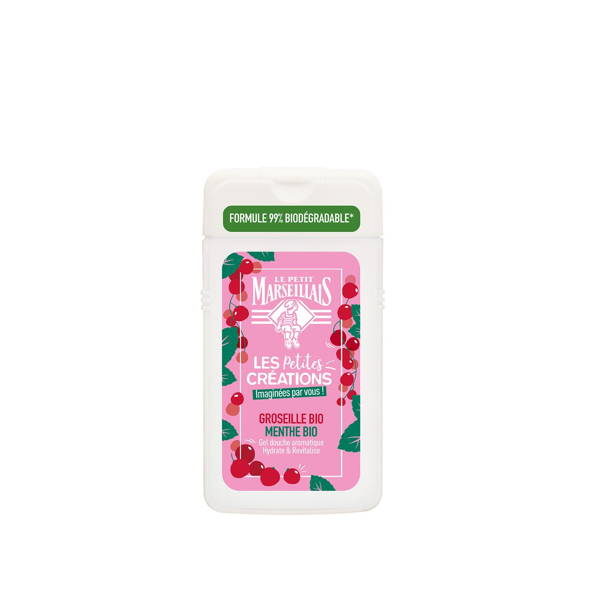 LE PETIT MARSEILLAIS LPM GEL DOUCHE LES PETITES CREATIONS GROSEILLE BIO & MENTHE BIO 250ML 250ml