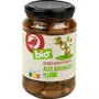 AUCHAN BIO Olives vertes farcies aux amandes bocal 190g