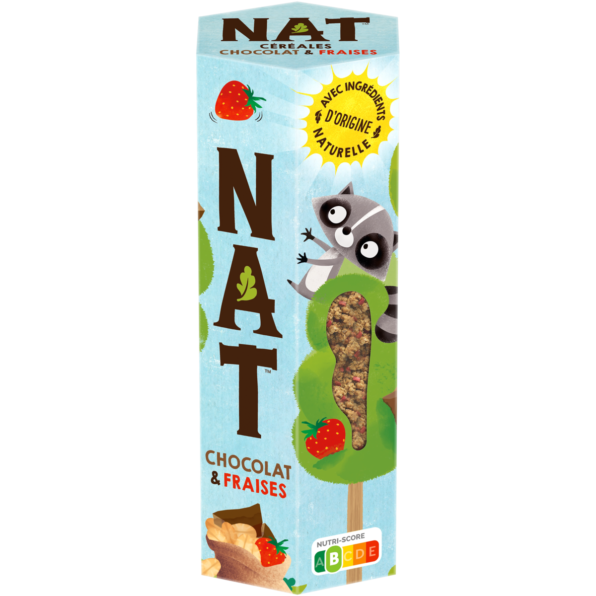 NAT Céréales chocolat et fraises 270g