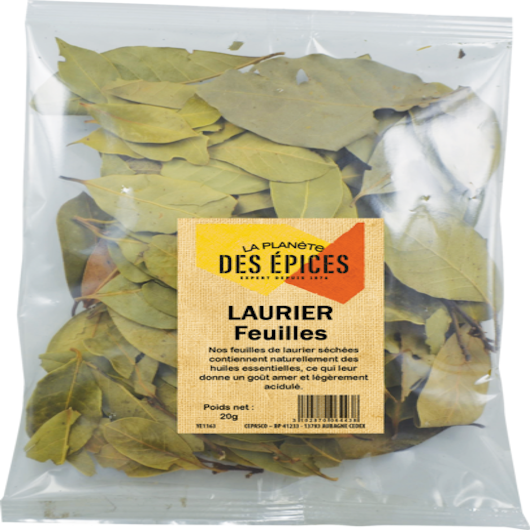 LA PLANETE DES EPICES Laurier en sachet 20g